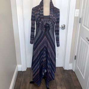 Bethany Cowl Neck Sweater Dress Size Medium
